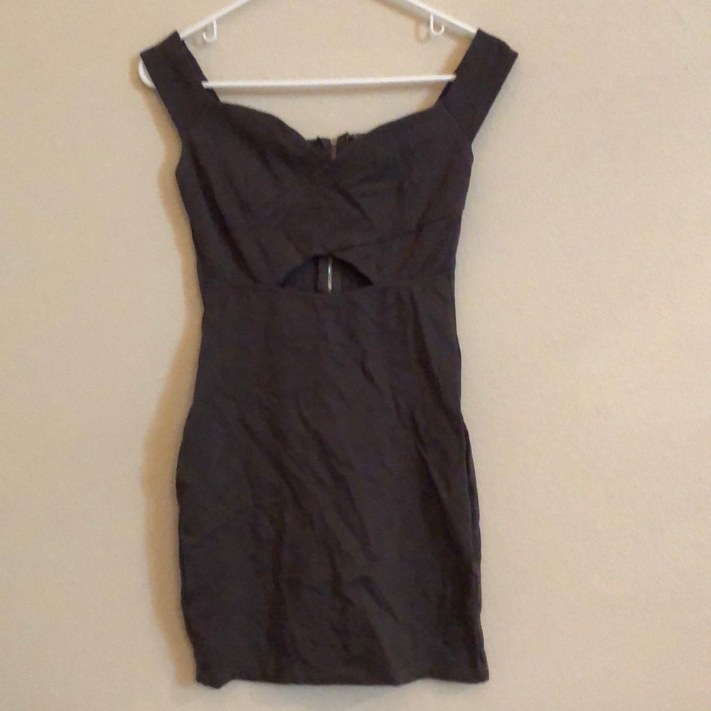 Cutout Open Shoulder Bodycon Dress